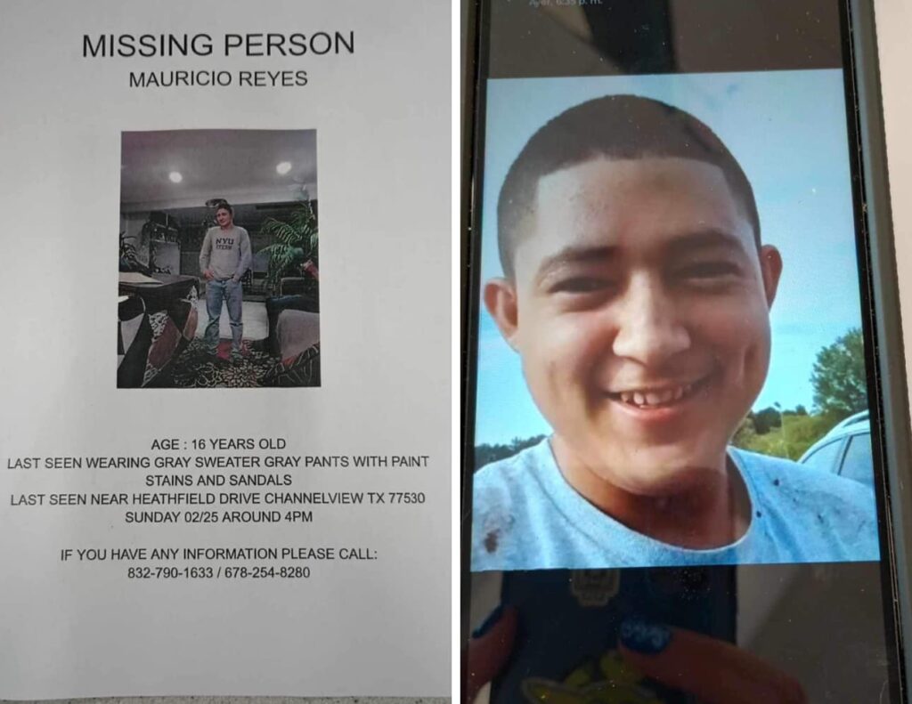 Mauricio Reyes Missing Channelview