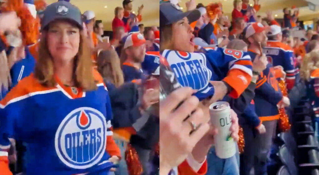 Kait Oilers Girl Oilers Fan Flash Video Unblurred LEAKED Viral on Twitter and Reddit, Who Is Edmonton Oilers Fan Kaitlyn Flynn?