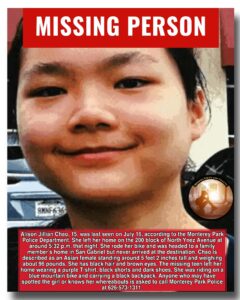 Alison Chao Missing